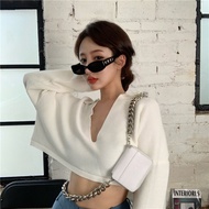 F06 POLO CARDIGAN Comfortable Korean Style Oversized Outer CARDIGAN
