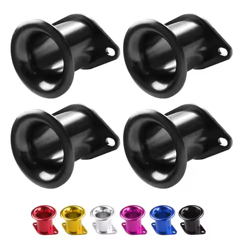 4Pcs Aluminum Air Horn For AE86 Toyota Corolla GTS Velocity Stack 20V 4AG ITB/ITBs Car Air Horn Funn