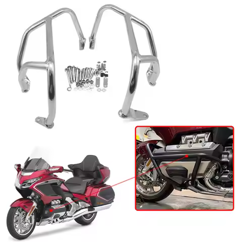GL1800 Gold Wing Motorcycle Crash Tank Bars Engine Guard Bar Bumper Protector Fit For Honda GoldWing