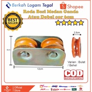 Double field iron wheel double cast iron/ 6 cm