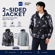 HLA Reversible Quick Dry Windbreaker Jacket with Zip Pockets Men - RWJAD3U686AJ6