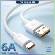 6A fast charging cable for XM USB to Type C. Type C charging cable, 67W fast charging cable, Type C 