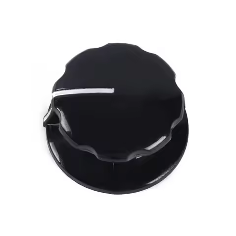 5pcs 1/4 Vintage Control Volume Knob for Electric Guitar Parts Amp Effect Black