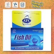 Retailmnl ATC Fish Oil Soft Gel Capsules - 30s | Supports Heart, Brain, and Joint Health
