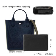 For Long-champ Epure Mini Bag Tote Bag Organizer Travel Makeup Dupont Paper Inner Liner bag Tidy up 