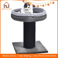Moon BAYAH Cat Scratching Post with Plush Cat Bed Cat Scratcher Tree for Cats Kittens