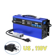 AUTOOL EM160 Smart 24V 30A Car Battery Charger for 200AH-300AH Fast Charger for 8S 24V LiFePO4 Golf