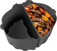 Crock Pot Liners, Silicone Slow Cooker for 6 7 8 Qt Crock-Pots, Dishwasher Safe Crock Pot Dividers I