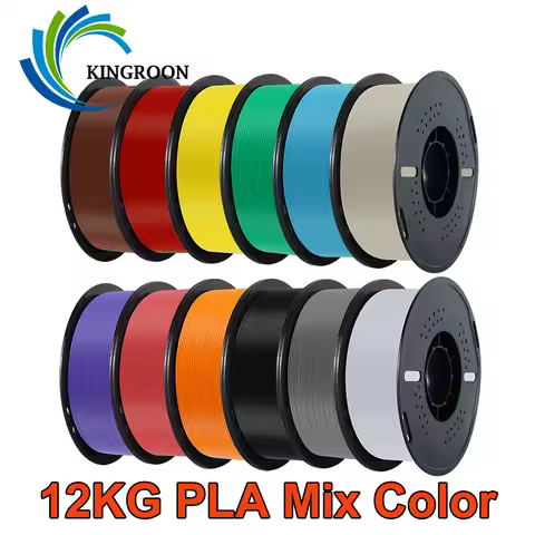 10KG/22LBS Multicolor PLA Filament 1KG/Roll 1.75mm For 3D Printer Material for 3D Printing 3D Printe