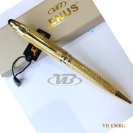 Enus VB136BG high-end business signature pen with rotating cap, meaningful and luxurious gift for bo