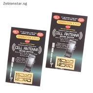 【Zeblonstar】 10Pcs Cellphone Phone Signal Enhancement Signal Antenna Booster Stickers ~~