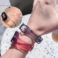 Watch Strap for Xiaomi Mi Band 6 5 4 3 Wristband Silicone Transparent Color Change Bracelet Wrist St