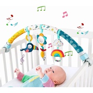 Pau1Hami1ton Baby Stroller Arch Toys, Car Seat Toys,Bouncer Toy Bar/Mobile for Bassinet,Adjustable B