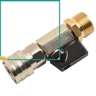 【STAR】 High Pressure Washer Ball Valve 1/4 M22 Quick C