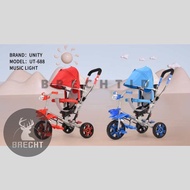 Baby Tricycle Unity UT 688 Tricycle Tricycle Bicycle There Is A Music Light Canopy