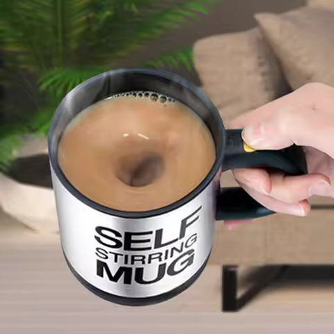 Self Stirring Mug Mixer Mini Electric Blender Portable Coffee Tea Cup Stainless Steel Automatic Lazy