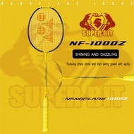 YY NANOFLARE 1000Z Yellow Badminton Racket Full Carbon 30LBS Speedy Attacking Badminton Racket