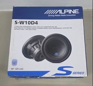 10吋低音喇叭  Alpine S-W10D4