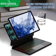 Goojodoq for Samsung Galaxy Tab S9/S8/S7 Keyboard with case 11inch Magnetic Case with Keyboard Touch