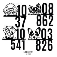 🇸🇬 | 20+ DOG Designs | Customised HDB Unit Number | Pesonalised House Gate Unit Number Signage | Con