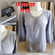 ️ CP CUBE light blue knitted blouse ️