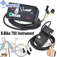 WTTLE E-Bike 790 Instrument 24V/36V/48V 6KM Booster Electric Bicycle Battery Level Display
