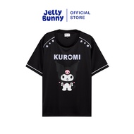 JELLY BUNNY เสื้อยืดทรงโอเวอร์ไซส์พิมพ์ลายการ์ตูน KUROMI รุ่น B25WATL011