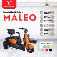 premium Uwinfly Maleo Sepeda Listrik Roda 3