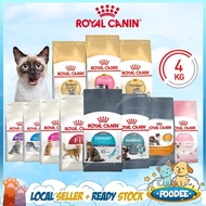 POODEE Royal Canin 4kg Dry Cat Food Makanan Kucing Hair and Skin Indoor Fit 32 Kitten Persian Birtis