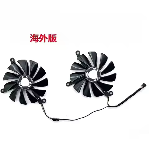 Dual Cooling Fan for XFX RX5500XT RX5600XT RX5700 Black Wolf/War Wolf RX5700XT Overseas Version Grap