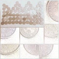 清屋大賤賣 1971 - 1979 英女皇大頭一毫QE II Queen Elizabeth II 伊莉莎伯二世殖民時期硬幣  10 cents memorable coin 王冠 crown