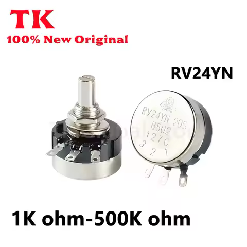 TK 5PCS RV24YN20S B201 B501 B102 B202 B502 B103 B203 B503 B104 B204 B254B504B105 500 ohm 10K 20K 50K