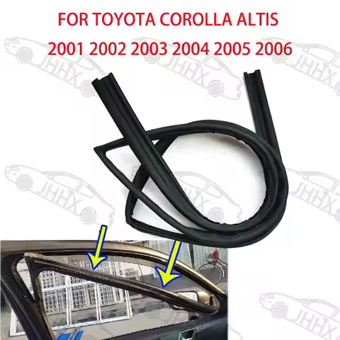 FOR TOYOTA COROLLA ALTIS 2001 2002 2003 2004 2005 2006 DOOR GLASS RUN CHANNEL RUBBER