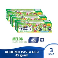 PAKET HEMAT 3 Pcs KODOMO PASTA GIGI ODOL ANAK 45 gram