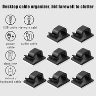 10PCS Self Adhesive Cable Organizer Clamp,Cord Management Car Wire Clip，3M High Viscosity,Management
