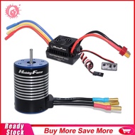 HOBBYFANS มอเตอร์ไร้แปรงถ่านกันน้ำ3650/F540 60A ESC สำหรับชิ้นส่วนรถบังคับวิทยุ1/10ชิ้น