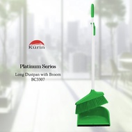 Kurin Houseware - Floor broom and Dustpan set premium broom Dustpan Broom and dustpan