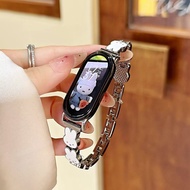 Suitable for Xiaomi Mi Band 10/9/8 cartoon rabbit chain strap Redmi Watch 4-5 Huawei Fit 3/Fit 4