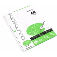 KOKUYO Campus Loose Leaf Paper -A4 - 5 mm Graph - 30 Holes 50 sheets