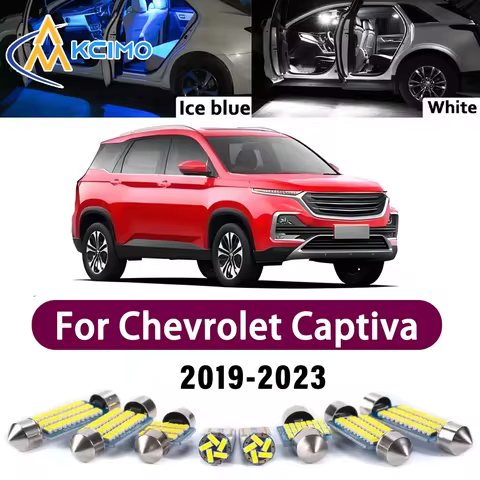 KCIMO New Canbus Number Plate Bulb For Chevrolet Captiva 2019-2023 Premium Easy Install Bright Inter