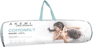 AKEMI Hug Bolster PIllow 100% Cotton Fill with MITESGARD Treament 20 x 90 cm