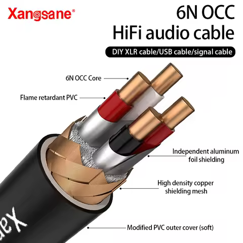 Xangsane XS-3300 HiFi RCA Cable 6N OCC HiFi XLR Cable HiFi USB AB Cable Amplifier CD Decoder Connect
