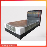 𝙏𝙀𝙍𝙈𝙐𝙍𝘼𝙃 Katil+Tilam Katil Super Single + 8inci Foam Tilam