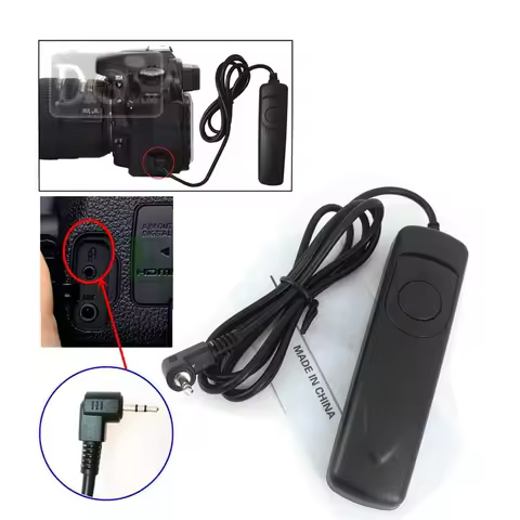 Remote Control Shutter Release Cable RS-60E3 for Canon EOS R RP R6 II R7 R8 R10 R50V R100 850D 800D 