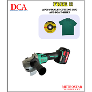 DCA 18V Cordless Brushless Angle Grinder 