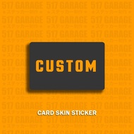 CUSTOM STICKER - ATM SKIN ON REQUEST - Sticker Card, ATM skin | Decorative ATM Card Sticker, Apartme