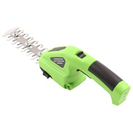 Ueblock✈ 2 in 1 Cordless Electric Hedge Trimmer 7.2V Electric Grass Cutter Electric Grass Trimmer We