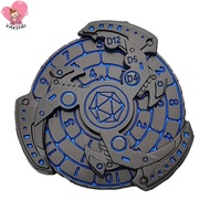 7 in 1 DND Roulette Dice Spinner Metal Fidget Dice Spinner with D&D Dice Box for Dungeons and Dragon