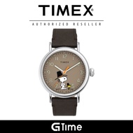 [Official Warranty] Timex TW2U86100 Men's Standard x Peanuts Featuring Snoopy Thanksgiving