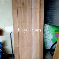 Daun pintu kayu jati asli uk 200×80×2,8cm